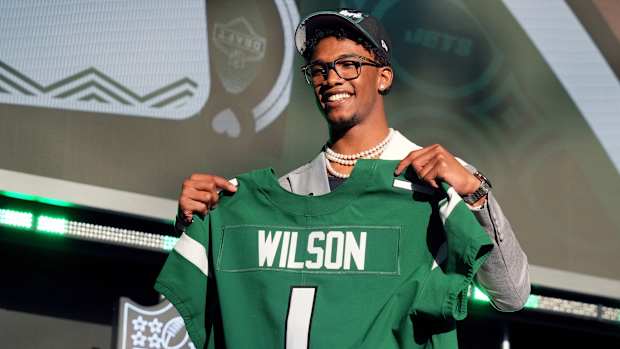 New York Jets WR Garrett Wilson at 2022 NFL Draft
